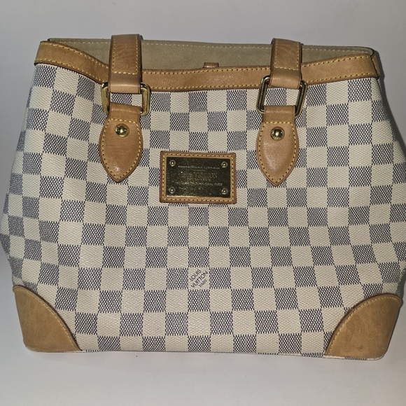 Louis Vuitton Damier Azure Hampstead w/COA - Picture 1 of 10